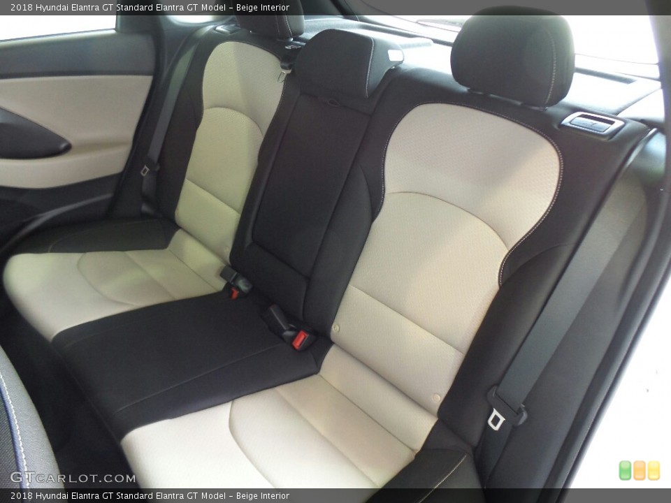 Beige Interior Rear Seat for the 2018 Hyundai Elantra GT  #122371858