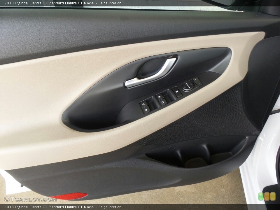 Beige Interior Door Panel for the 2018 Hyundai Elantra GT  #122371975