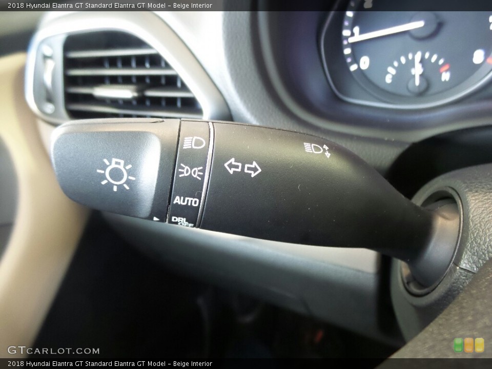 Beige Interior Controls for the 2018 Hyundai Elantra GT  #122372203