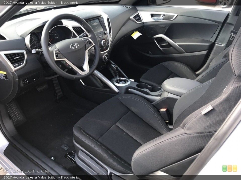 Black Interior Photo for the 2017 Hyundai Veloster Value Edition #122372218