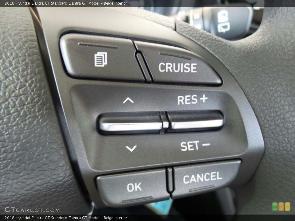 Beige Interior Controls for the 2018 Hyundai Elantra GT  #122372254