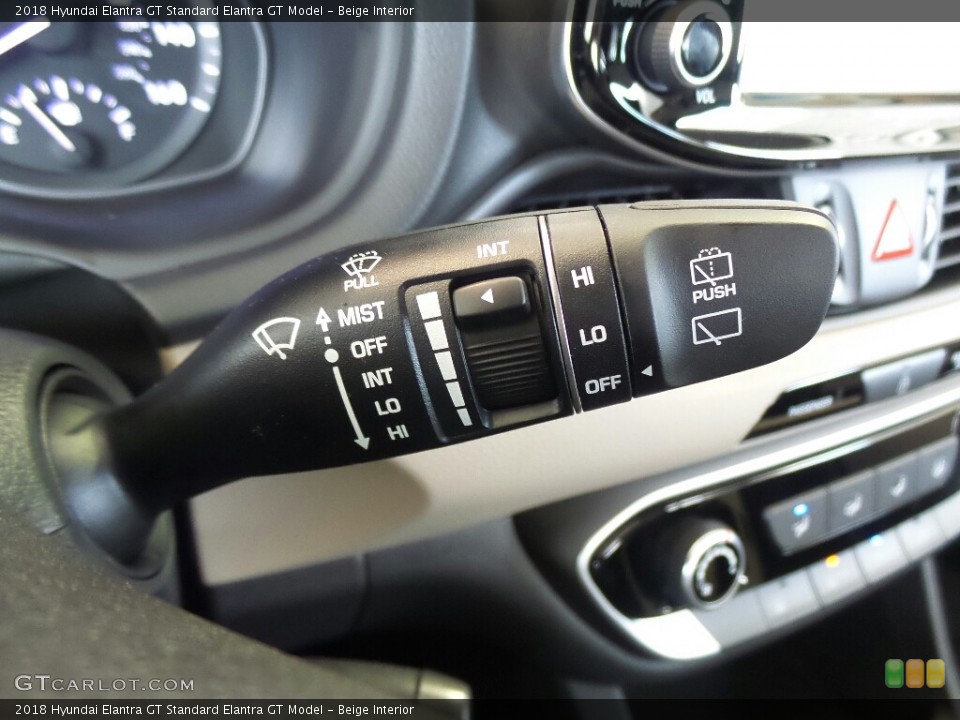 Beige Interior Controls for the 2018 Hyundai Elantra GT  #122372284