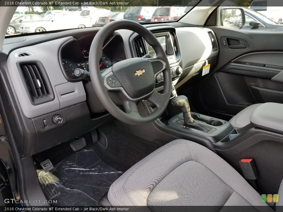 Jet Black/Dark Ash Interior Photo for the 2018 Chevrolet Colorado WT Extended Cab #122372854