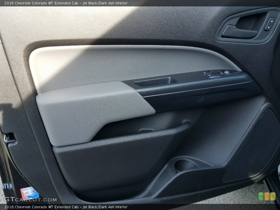 Jet Black/Dark Ash Interior Door Panel for the 2018 Chevrolet Colorado WT Extended Cab #122372890