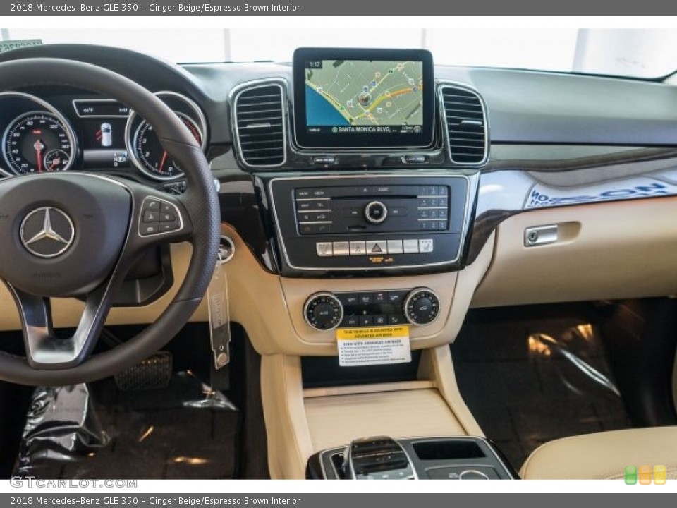 Ginger Beige/Espresso Brown Interior Controls for the 2018 Mercedes-Benz GLE 350 #122376082
