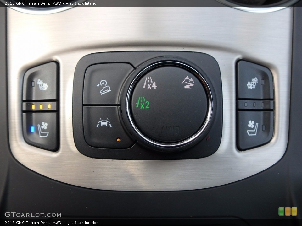 ­Jet Black Interior Controls for the 2018 GMC Terrain Denali AWD #122387764