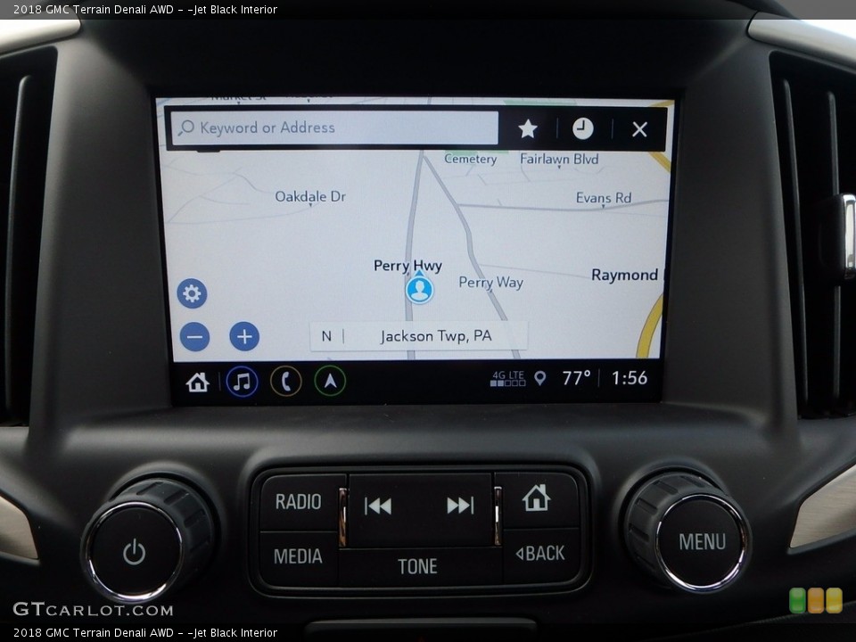 ­Jet Black Interior Navigation for the 2018 GMC Terrain Denali AWD #122387779