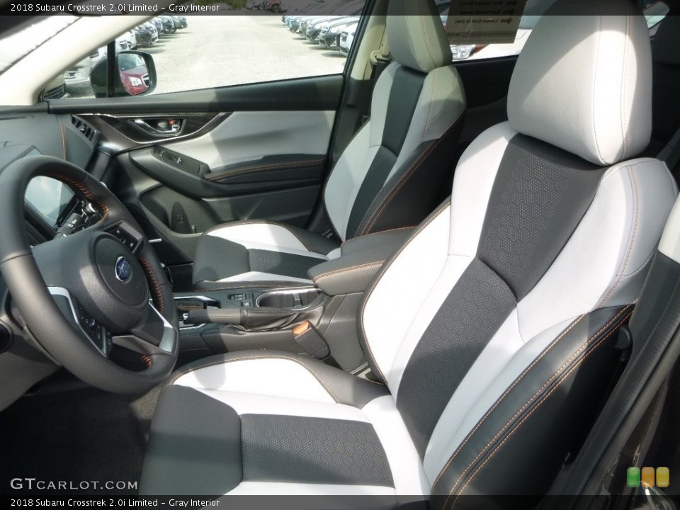 Gray Interior Front Seat for the 2018 Subaru Crosstrek 2.0i Limited #122402787