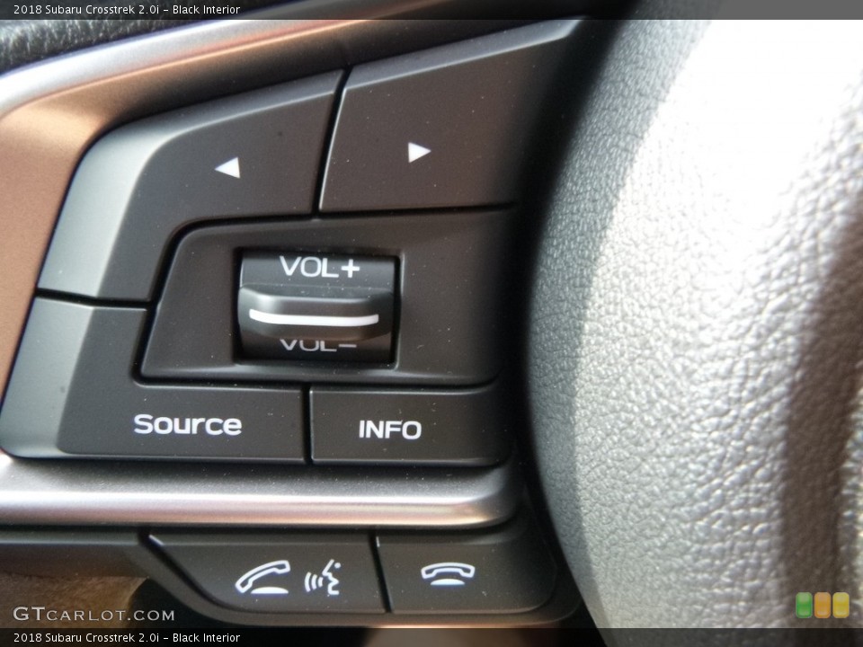Black Interior Controls for the 2018 Subaru Crosstrek 2.0i #122404170