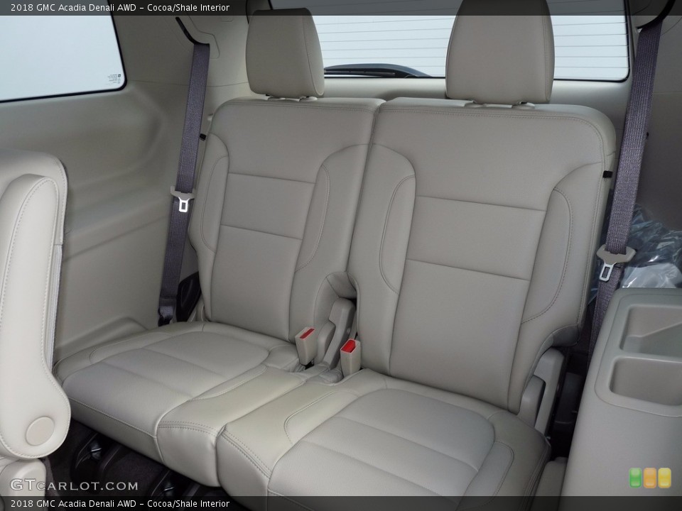 Cocoa/Shale Interior Rear Seat for the 2018 GMC Acadia Denali AWD #122405943