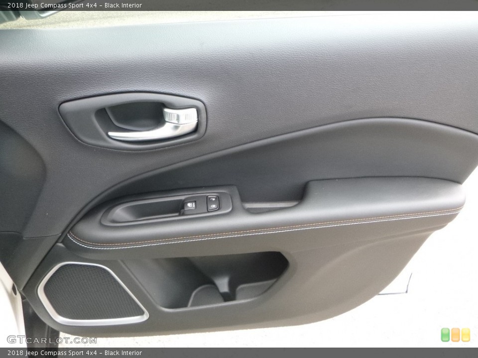 Black Interior Door Panel for the 2018 Jeep Compass Sport 4x4 #122411364