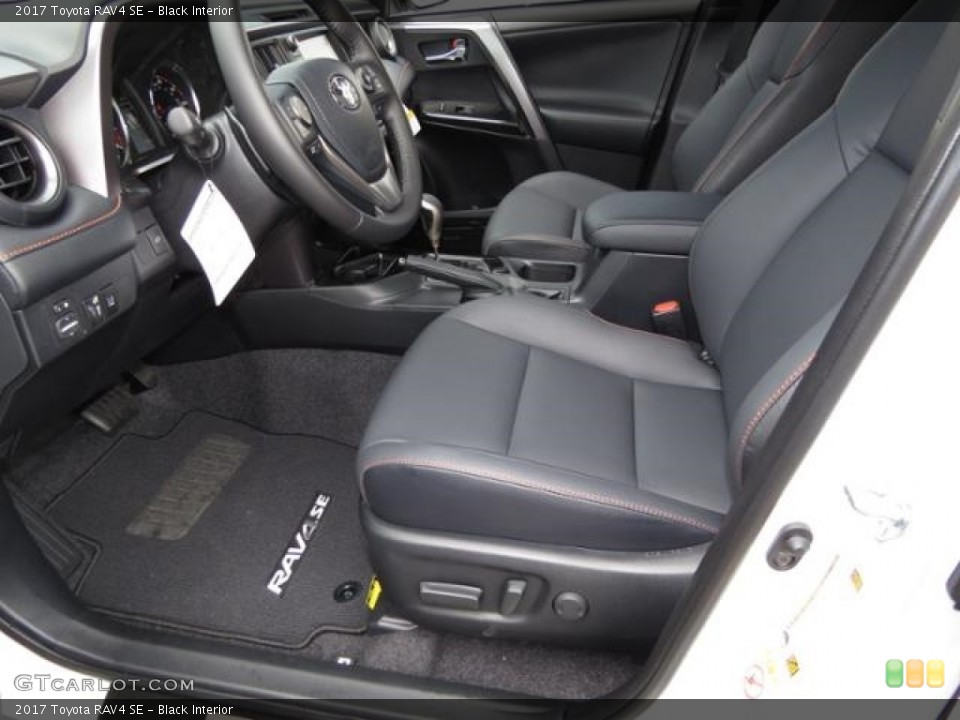 Black Interior Photo for the 2017 Toyota RAV4 SE #122416161