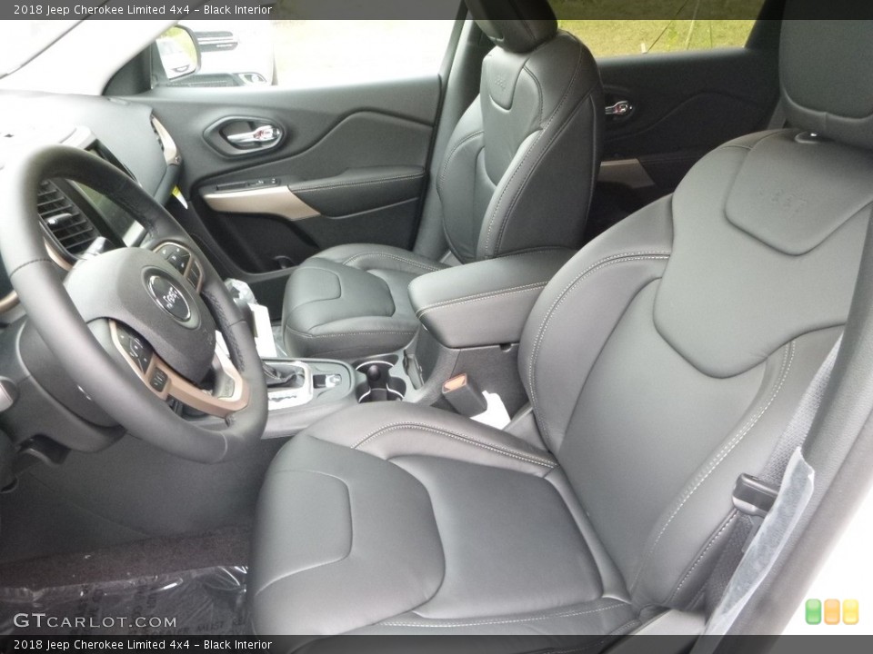 Black Interior Photo for the 2018 Jeep Cherokee Limited 4x4 #122416476