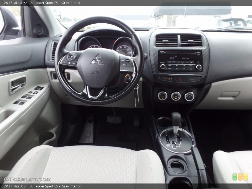 Gray Interior Dashboard for the 2017 Mitsubishi Outlander Sport ES #122417604