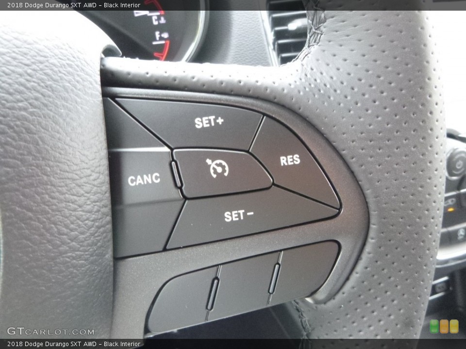 Black Interior Controls for the 2018 Dodge Durango SXT AWD #122421801