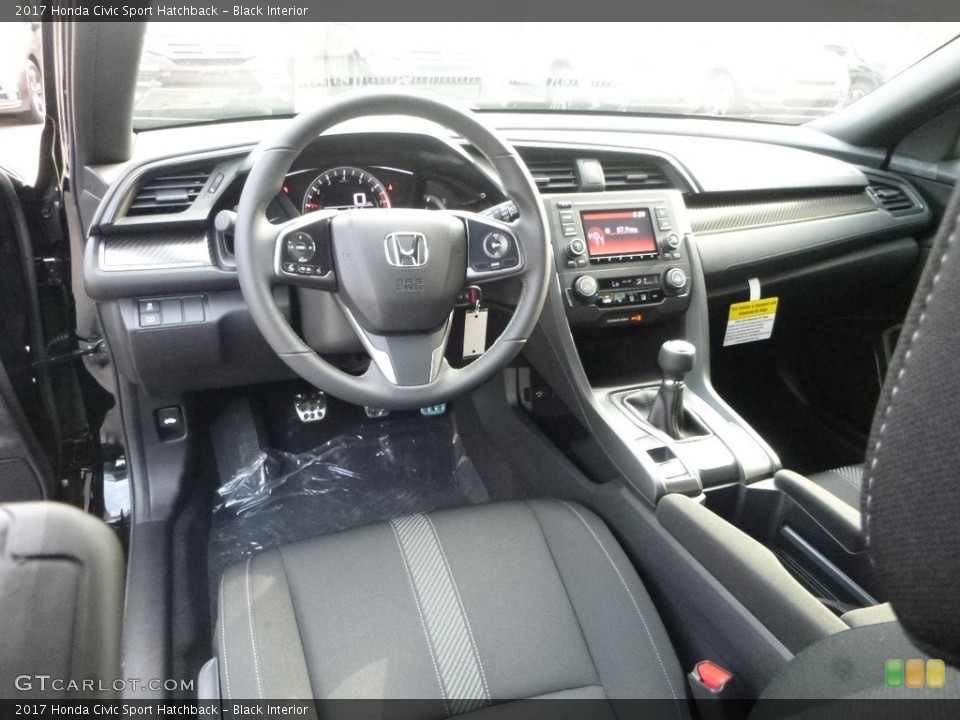 Black Interior Photo for the 2017 Honda Civic Sport Hatchback #122421837