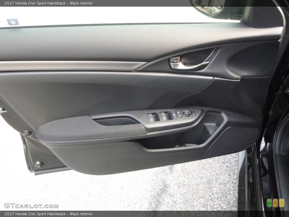 Black Interior Door Panel for the 2017 Honda Civic Sport Hatchback #122421849