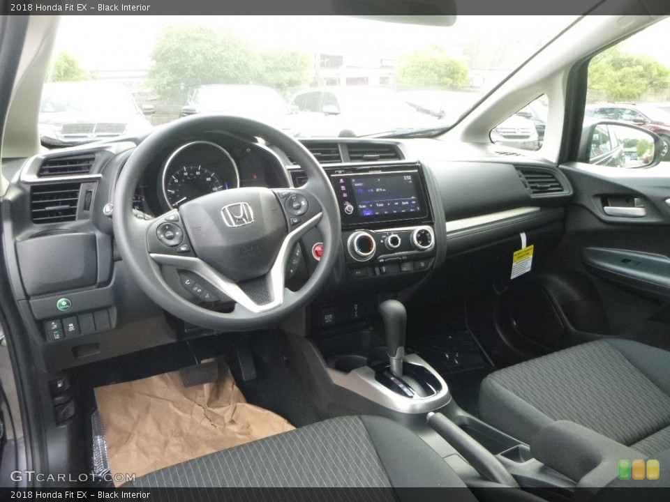 Black Interior Dashboard for the 2018 Honda Fit EX #122422350