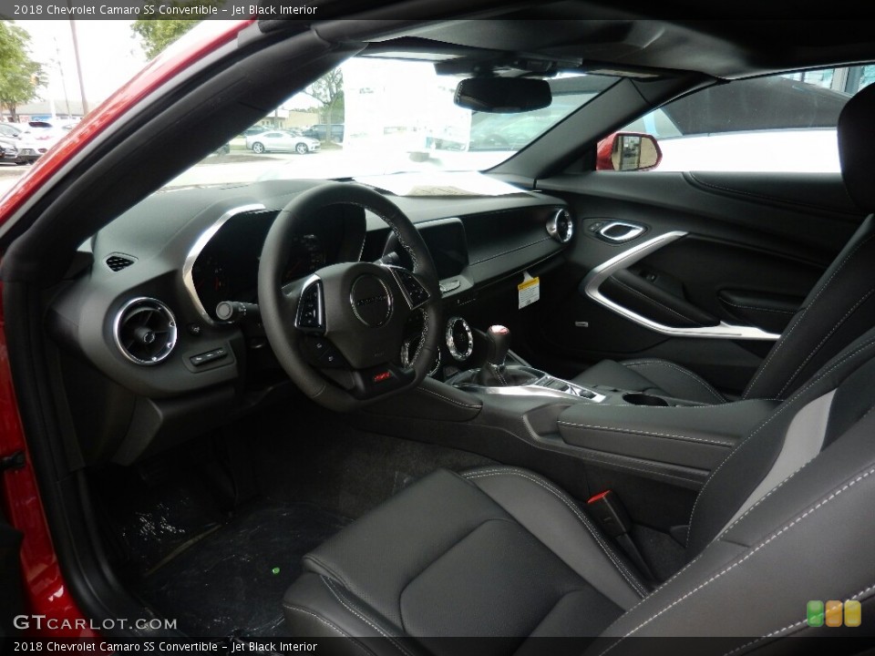 Jet Black Interior Photo for the 2018 Chevrolet Camaro SS Convertible #122424048