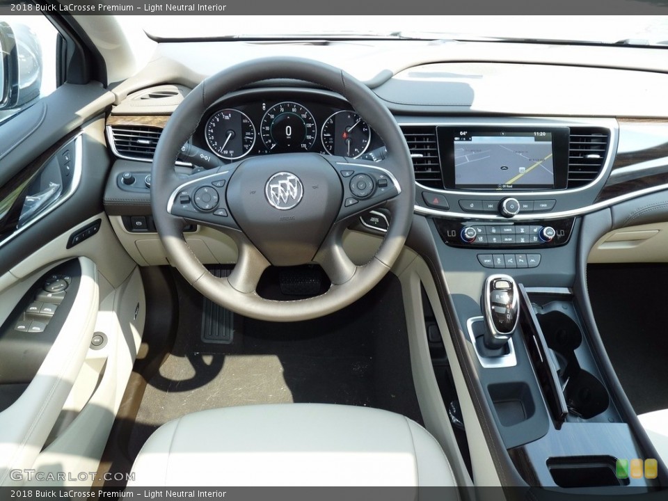 Light Neutral Interior Dashboard for the 2018 Buick LaCrosse Premium #122427707