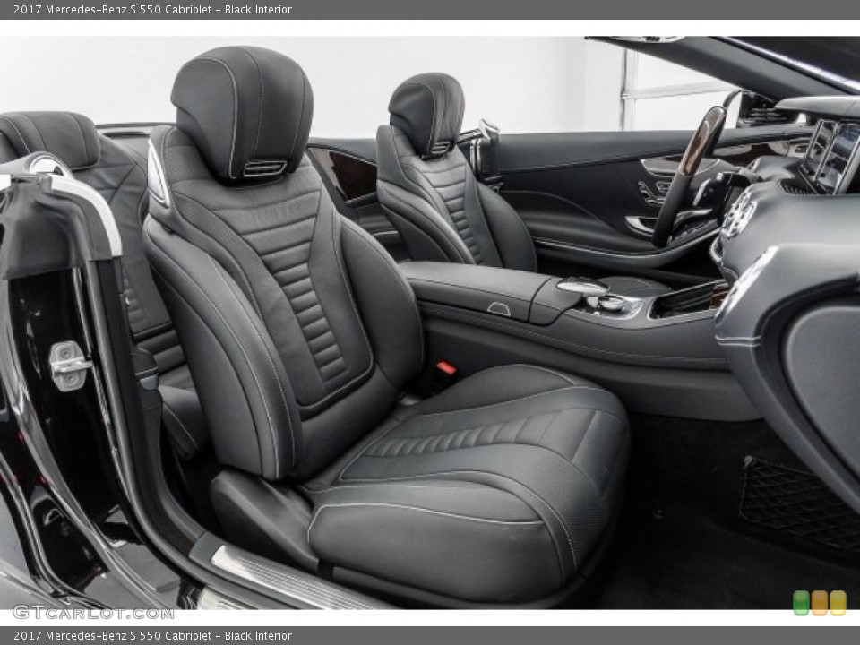 Black Interior Photo for the 2017 Mercedes-Benz S 550 Cabriolet #122427962