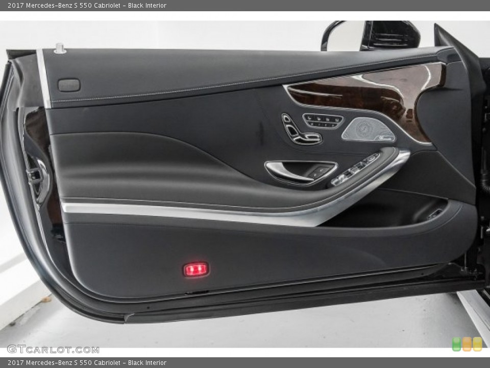 Black Interior Door Panel for the 2017 Mercedes-Benz S 550 Cabriolet #122428241