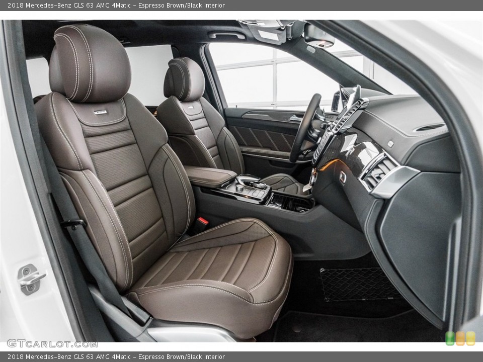 Espresso Brown/Black Interior Photo for the 2018 Mercedes-Benz GLS 63 AMG 4Matic #122430125