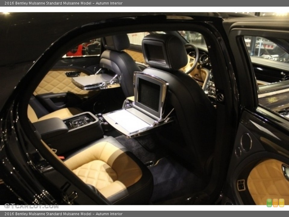 Autumn Interior Rear Seat for the 2016 Bentley Mulsanne  #122432798