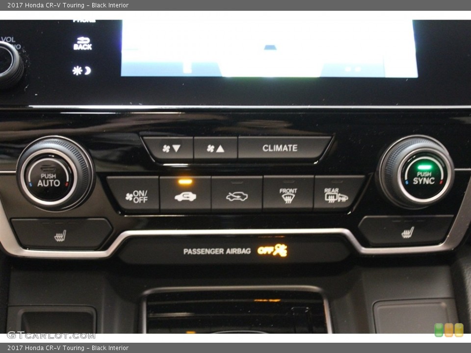 Black Interior Controls for the 2017 Honda CR-V Touring #122441705