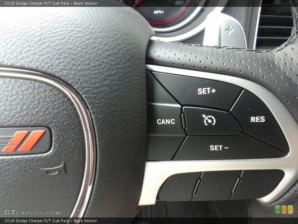 Black Interior Controls for the 2018 Dodge Charger R/T Scat Pack #122445518