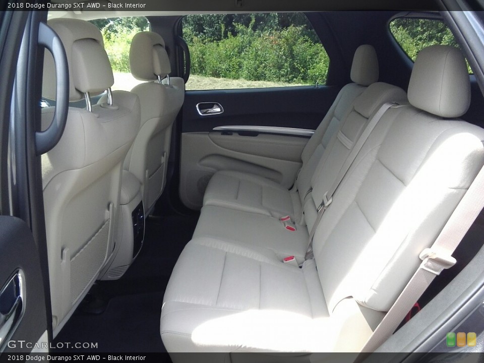 Black Interior Rear Seat for the 2018 Dodge Durango SXT AWD #122448642