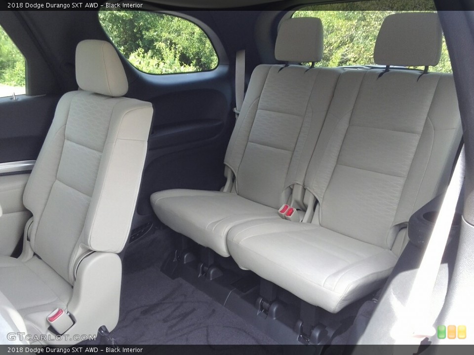 Black Interior Rear Seat for the 2018 Dodge Durango SXT AWD #122448666
