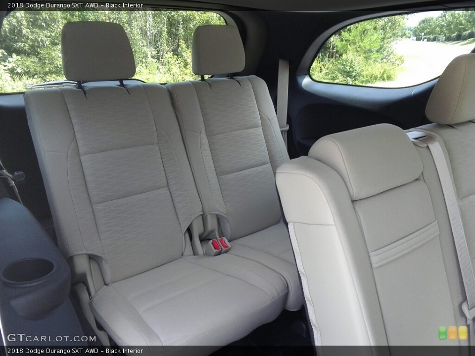 Black Interior Rear Seat for the 2018 Dodge Durango SXT AWD #122448737