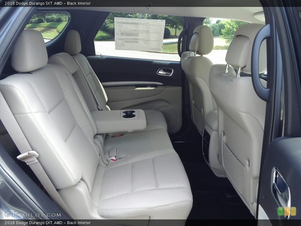 Black Interior Rear Seat for the 2018 Dodge Durango SXT AWD #122448758