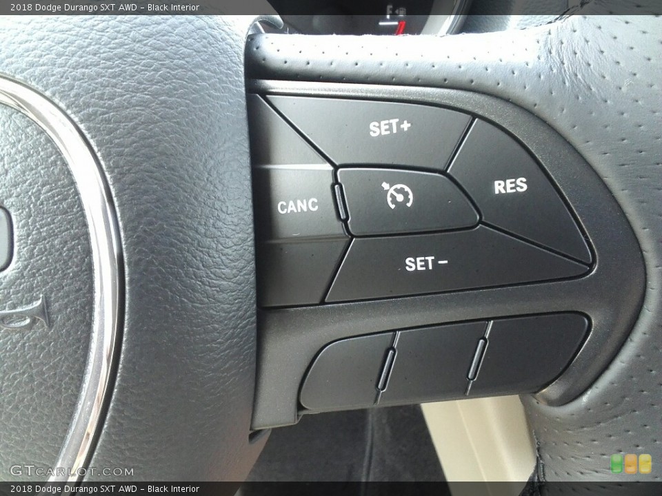 Black Interior Controls for the 2018 Dodge Durango SXT AWD #122448887