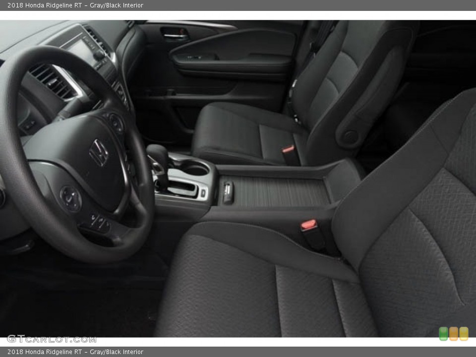 Gray/Black Interior Photo for the 2018 Honda Ridgeline RT #122458874