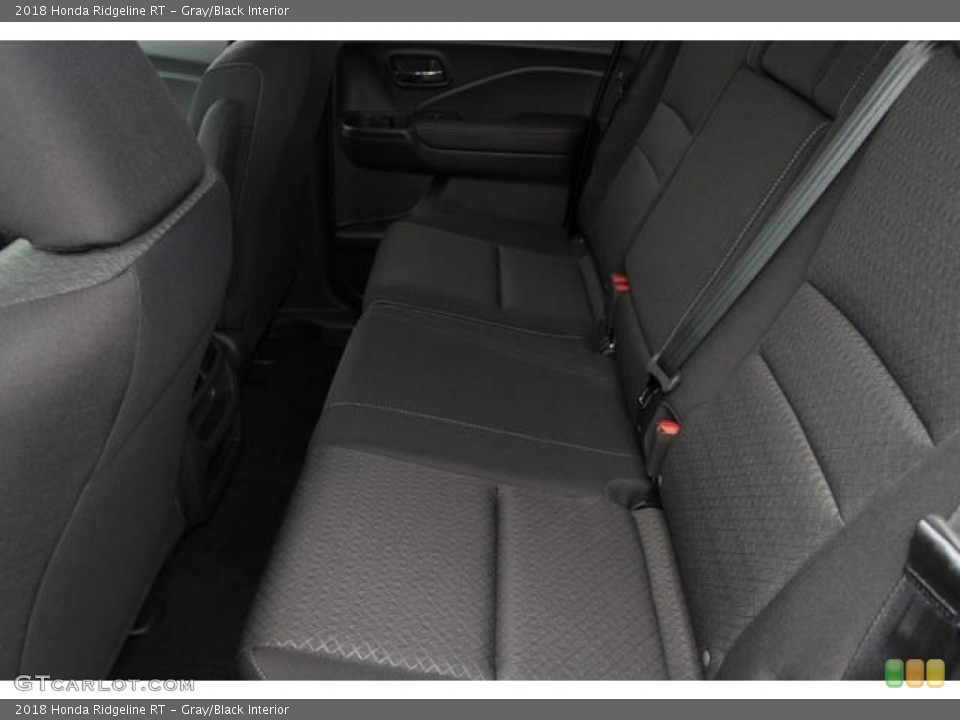 Gray/Black Interior Rear Seat for the 2018 Honda Ridgeline RT #122458943