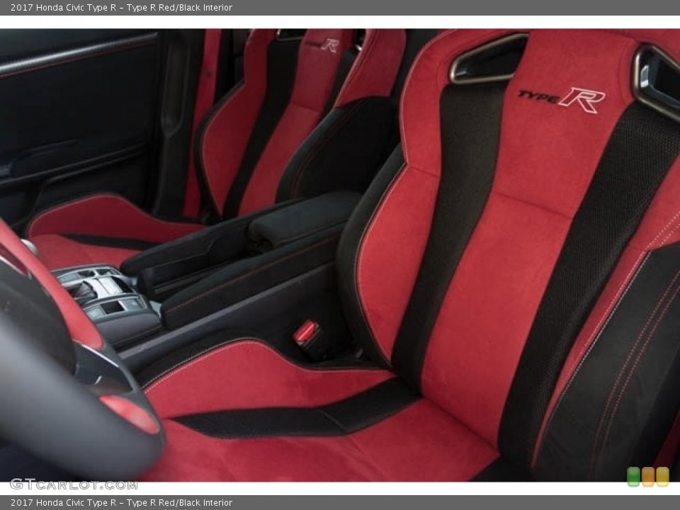 Type R Red/Black 2017 Honda Civic Interiors