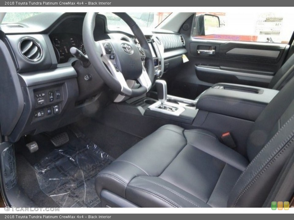 Black Interior Photo for the 2018 Toyota Tundra Platinum CrewMax 4x4 #122462267