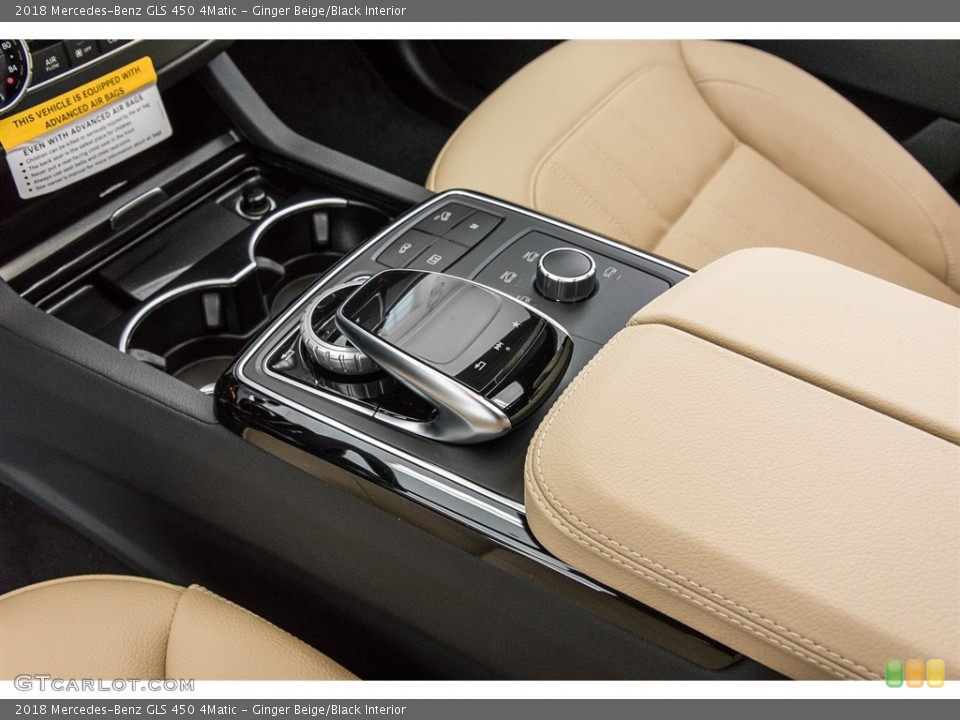 Ginger Beige/Black Interior Transmission for the 2018 Mercedes-Benz GLS 450 4Matic #122463347