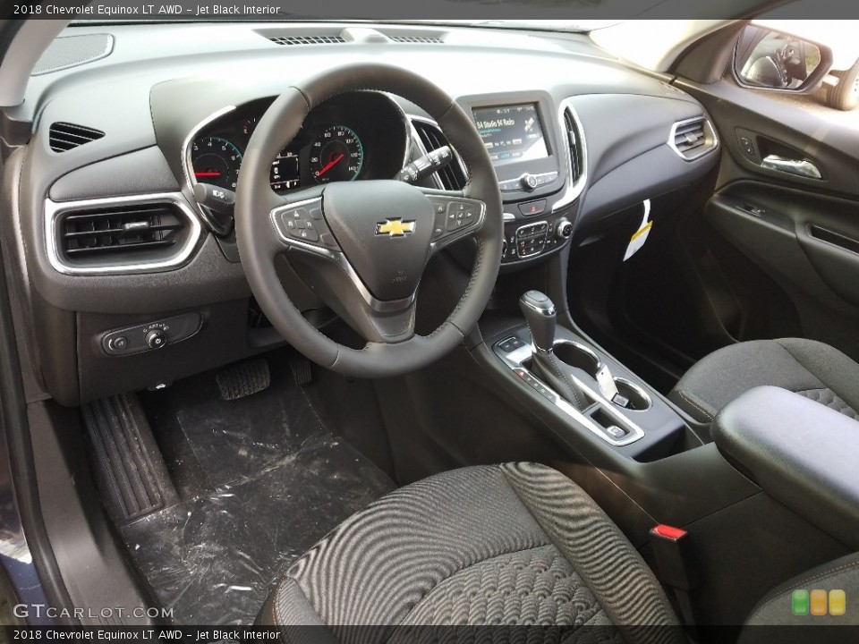 Jet Black Interior Photo for the 2018 Chevrolet Equinox LT AWD #122464229