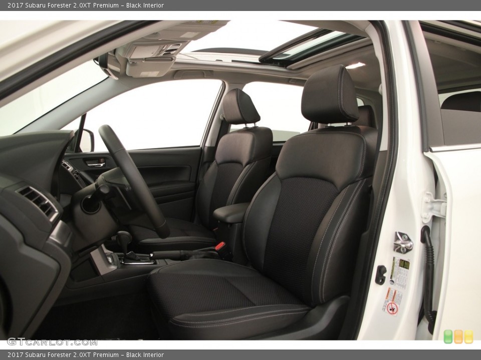 Black Interior Front Seat for the 2017 Subaru Forester 2.0XT Premium #122468641