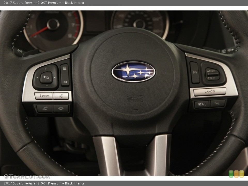 Black Interior Steering Wheel for the 2017 Subaru Forester 2.0XT Premium #122468686