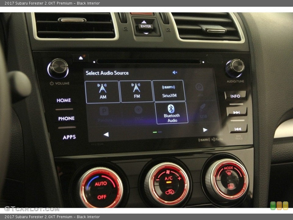 Black Interior Controls for the 2017 Subaru Forester 2.0XT Premium #122468773