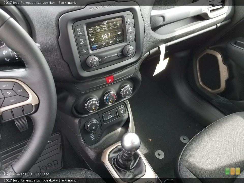 Black Interior Transmission for the 2017 Jeep Renegade Latitude 4x4 #122469190