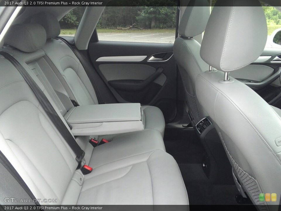 Rock Gray Interior Rear Seat for the 2017 Audi Q3 2.0 TFSI Premium Plus #122471090