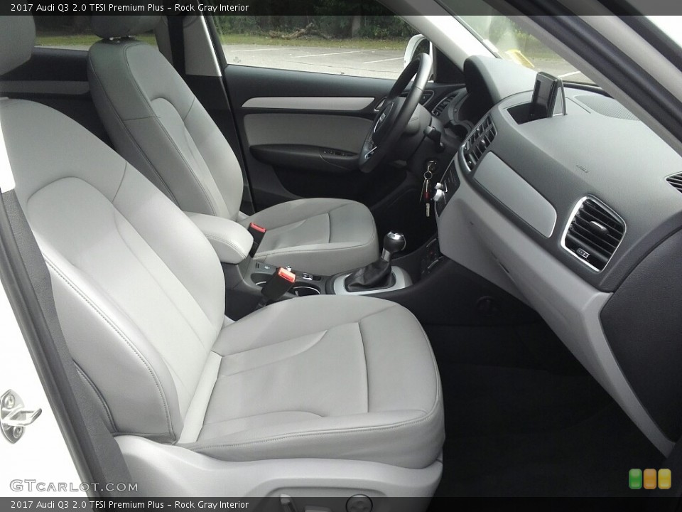 Rock Gray Interior Front Seat for the 2017 Audi Q3 2.0 TFSI Premium Plus #122471122