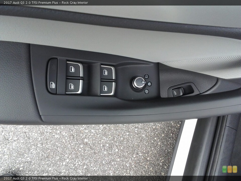 Rock Gray Interior Controls for the 2017 Audi Q3 2.0 TFSI Premium Plus #122471158