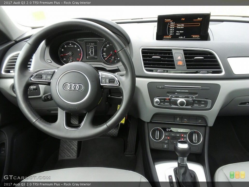Rock Gray Interior Dashboard for the 2017 Audi Q3 2.0 TFSI Premium Plus #122471185