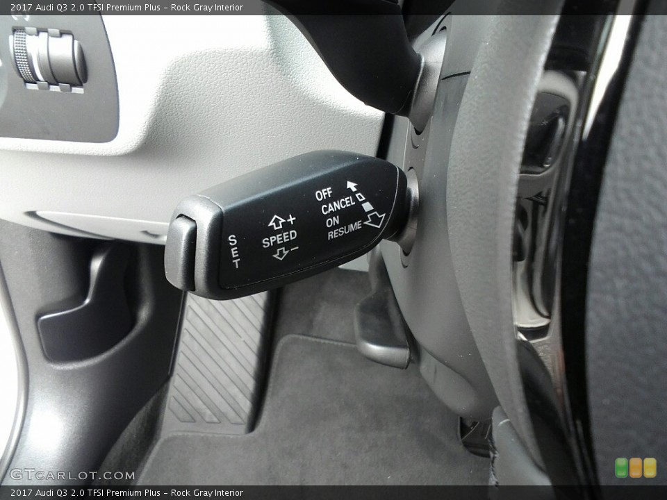 Rock Gray Interior Controls for the 2017 Audi Q3 2.0 TFSI Premium Plus #122471209